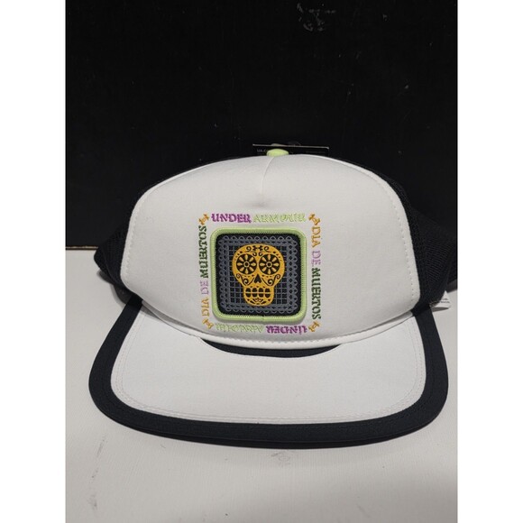 New UNDER ARMOUR DAY OF THE DEAD SNAP BACK GOLF CAP  DIA DE LOS MUERTOS UNISEX - Picture 1 of 6